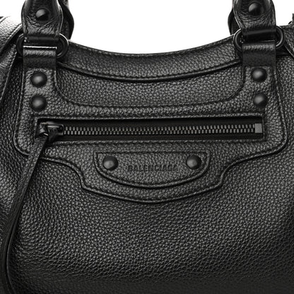 Balenciaga Grained Calfskin Neo Classic Black Hardware S City Black 7 of 9