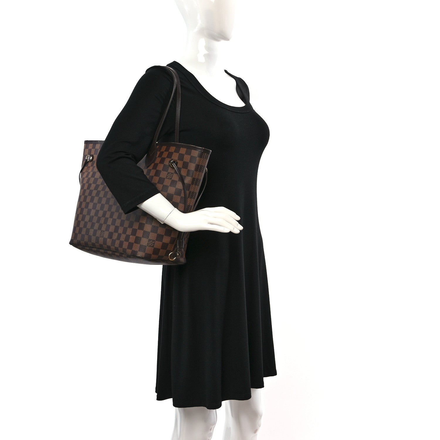 Louis Vuitton Damier Ebene Neo Neverfull MM 3 of 13