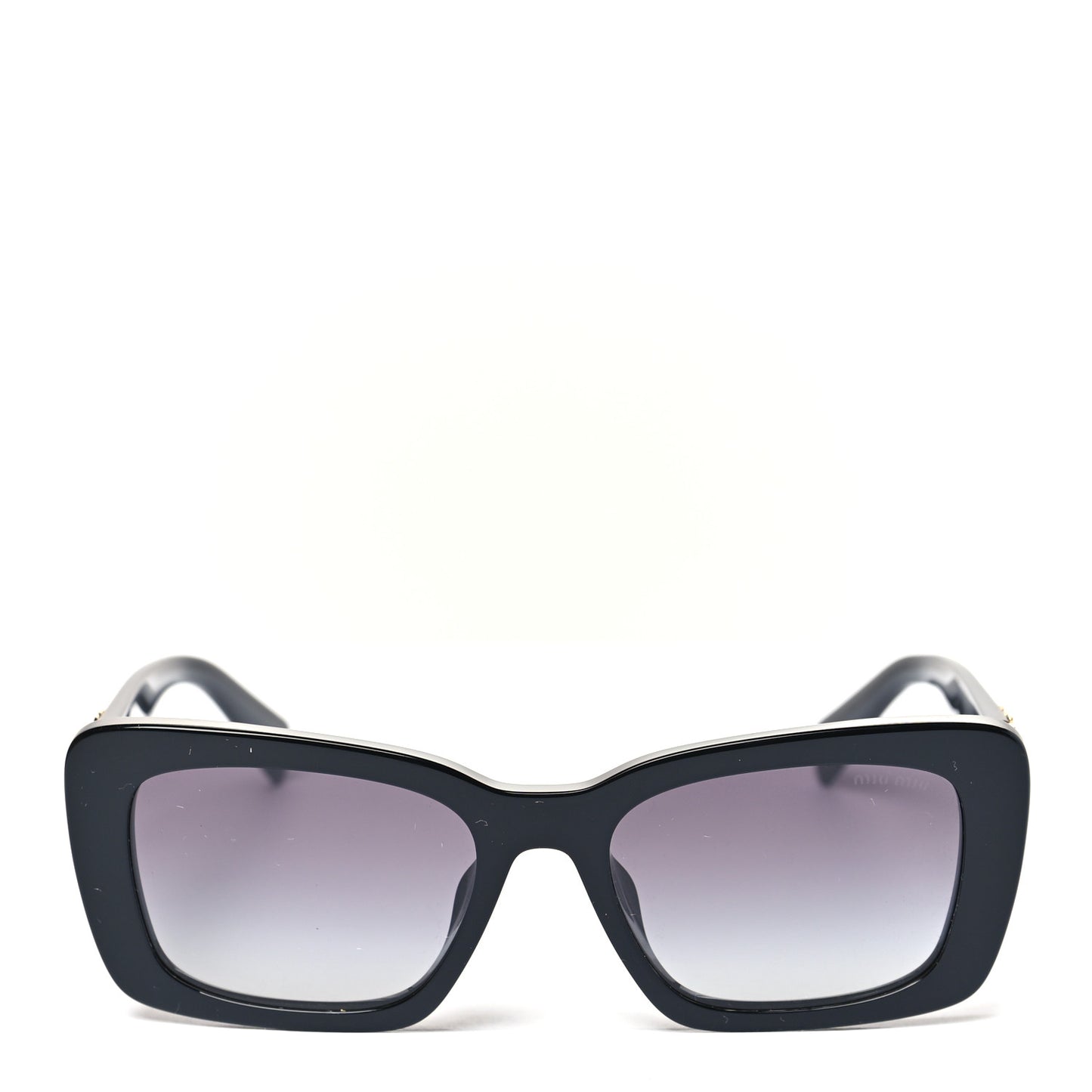 Acetate Rectangle Sunglasses SMU 07YS Black