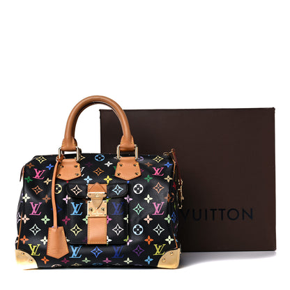 Louis Vuitton Monogram Multicolor Speedy 30 Black 22 of 22