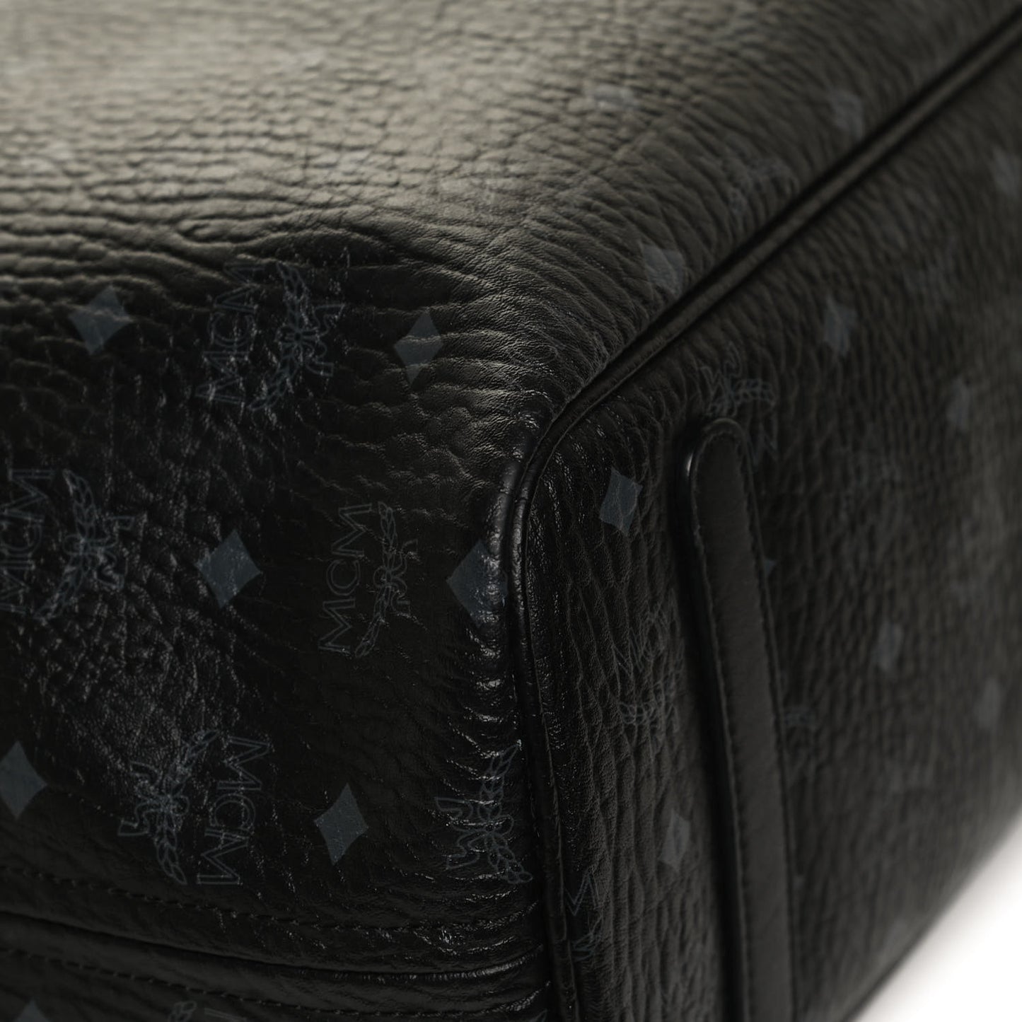 Visetos Medium Reversible Shopper Tote Black