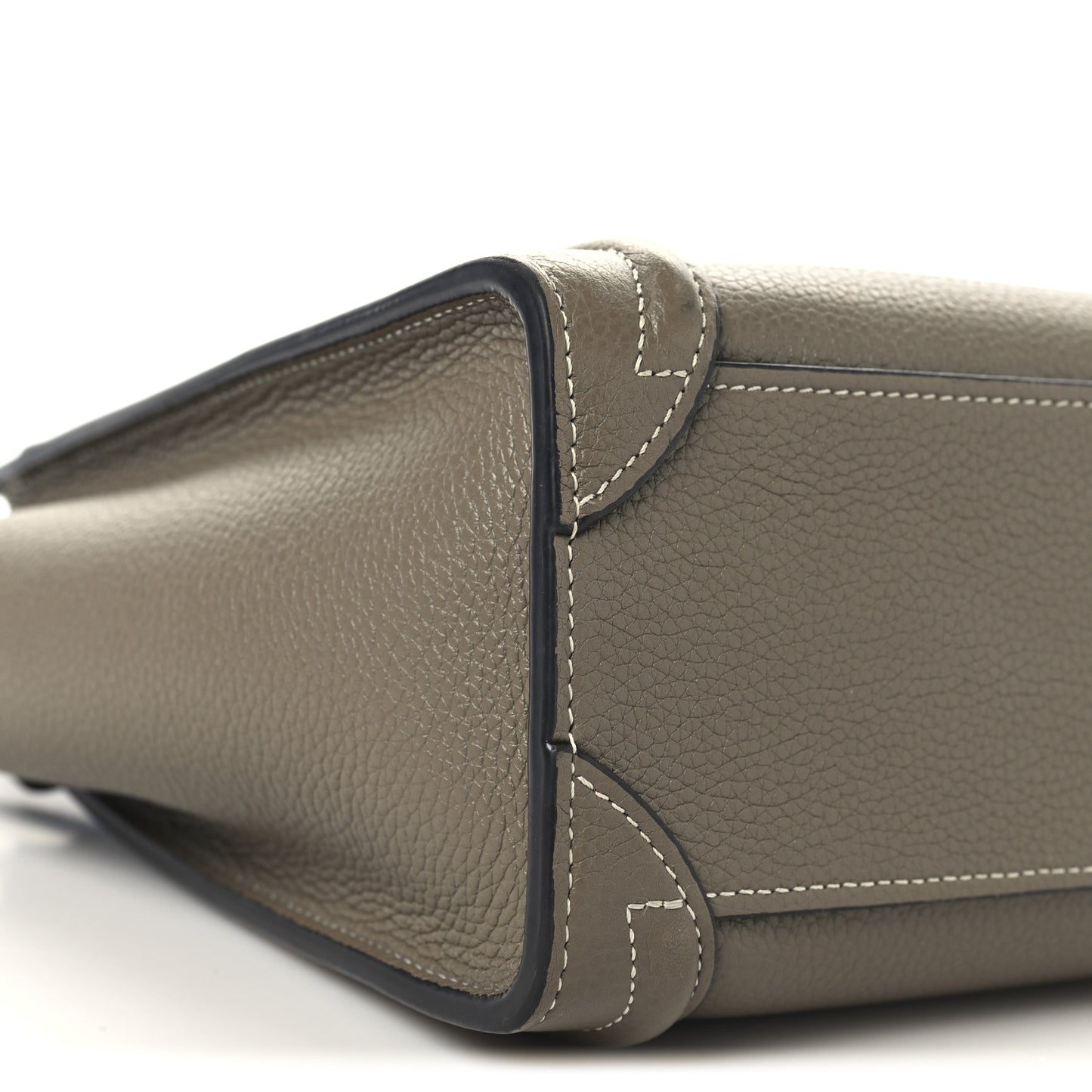 Drummed Calfskin Nano Luggage Souris
