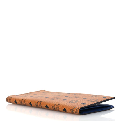 MCM Visetos Bi-Fold Long Wallet Blue 5 of 7