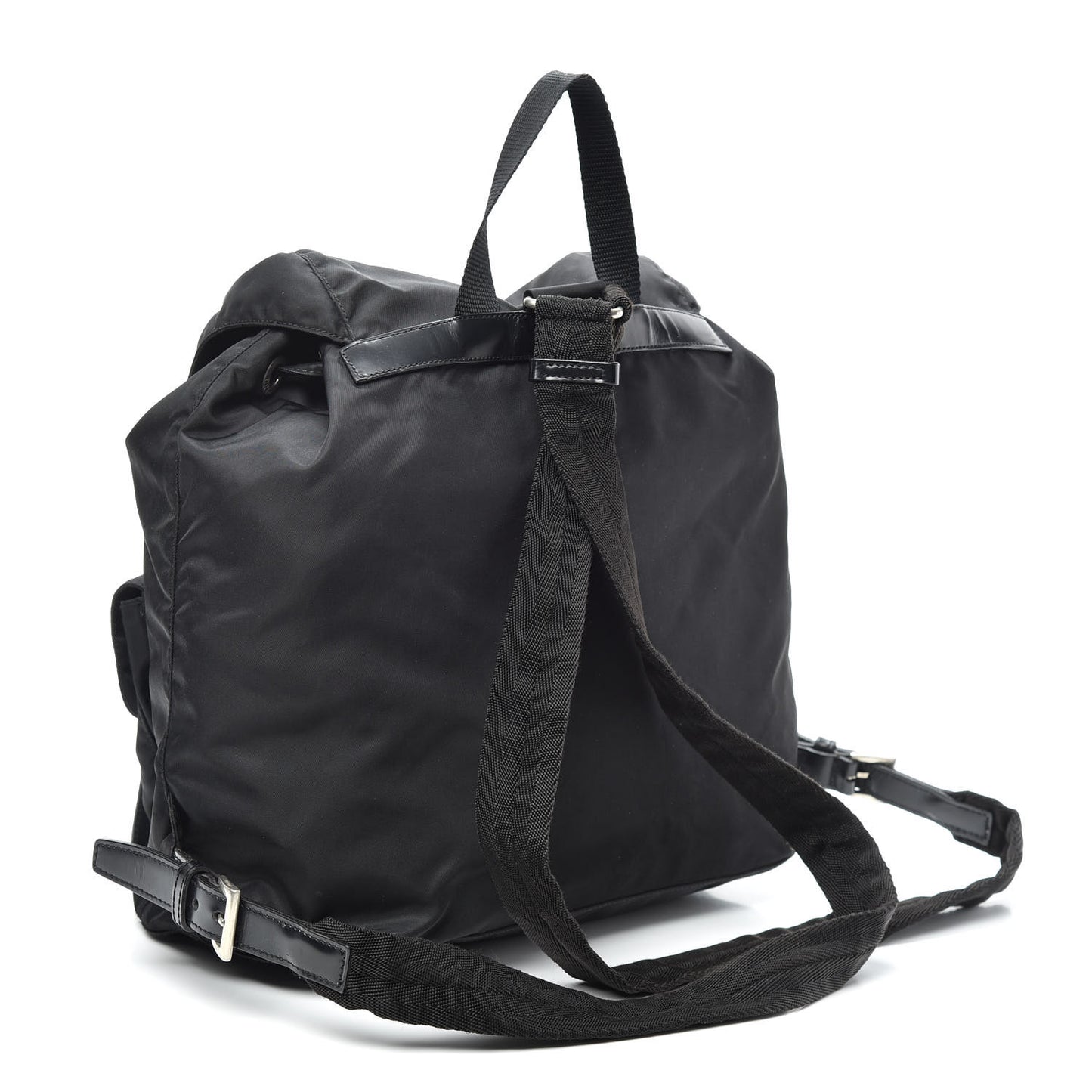 Nylon Vela Medium Backpack Black