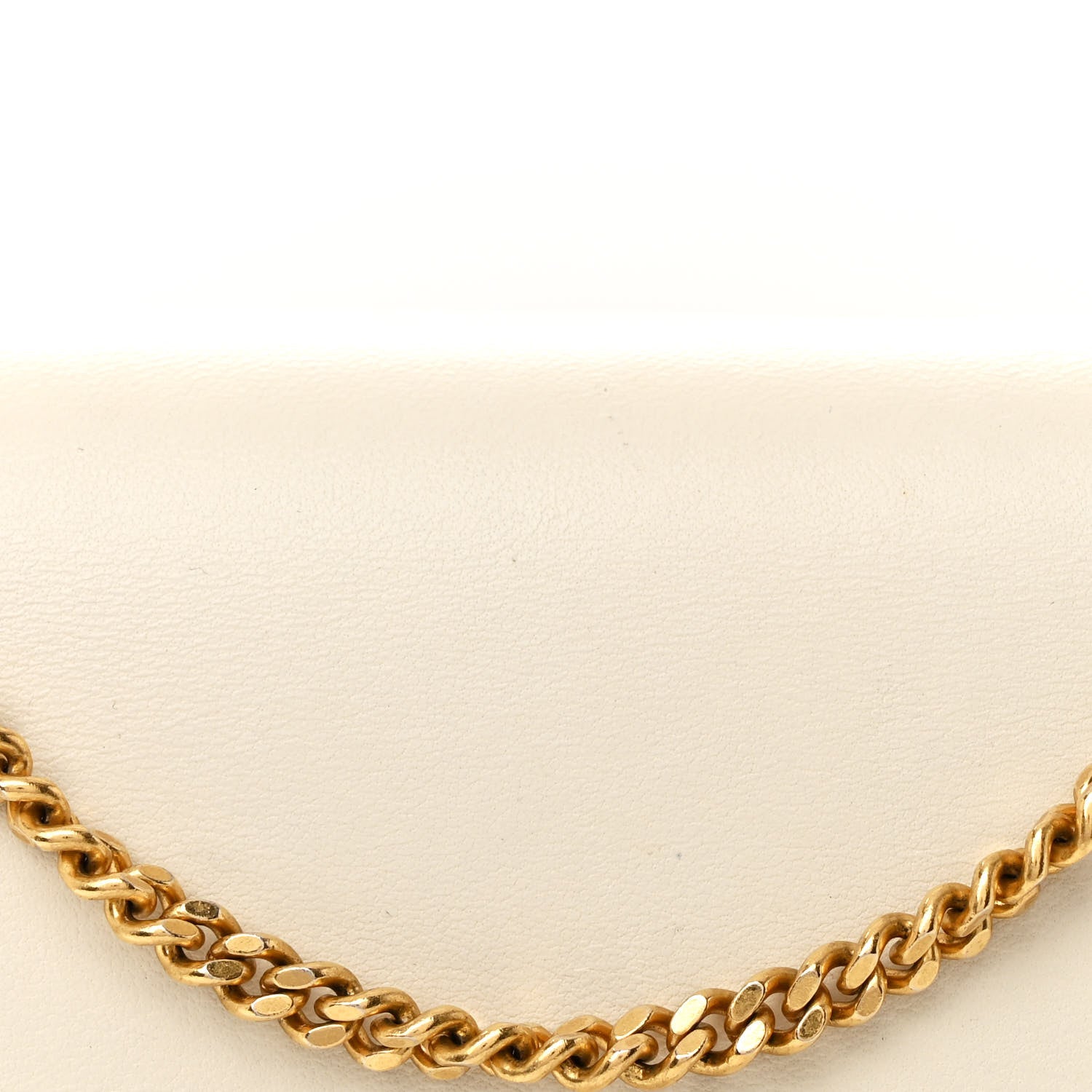 Chloe Calfskin Marcie Chain Flap Bag Misty Ivory 8 of 11