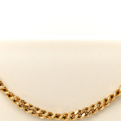 Chloe Calfskin Marcie Chain Flap Bag Misty Ivory 8 of 11
