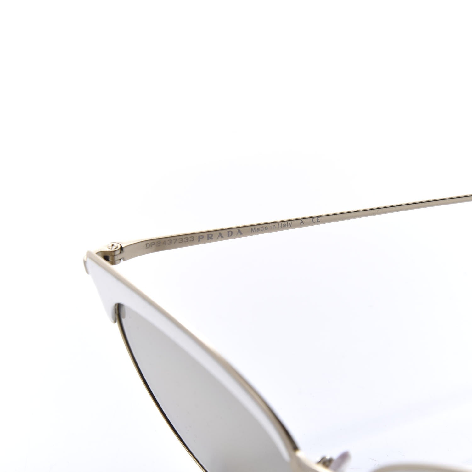 Prada Retro Cat Eye Sunglasses SPR 60V White 6 of 8