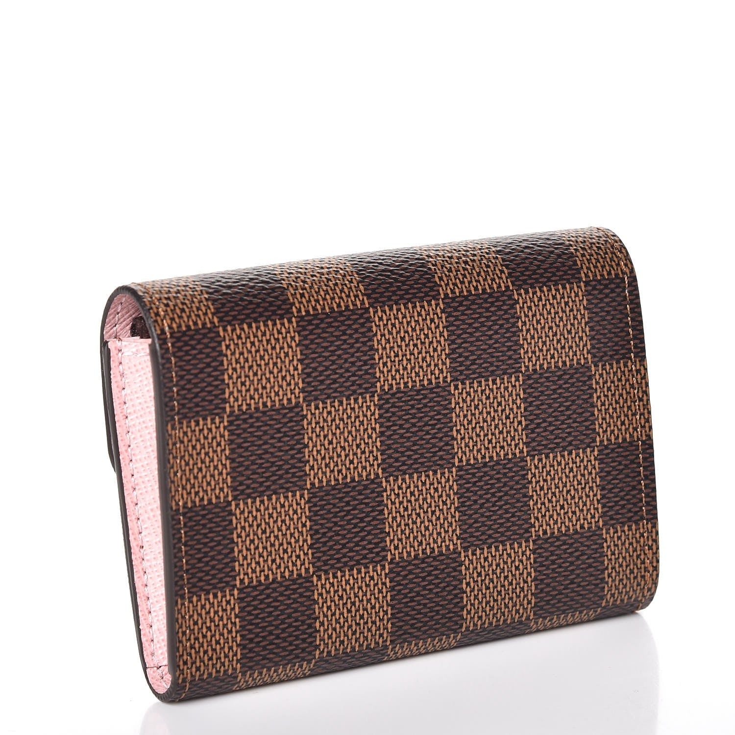 Louis Vuitton Damier Ebene Rosalie Coin Purse Rose Ballerine 3 of 9