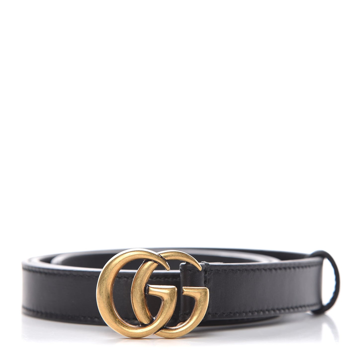 Calfskin Double G 20mm Belt 75 30 Black
