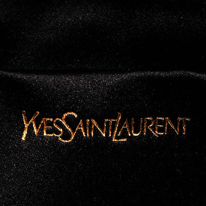 Saint Laurent Textured Patent Monogram Large Belle De Jour Clutch Black 5 of 8
