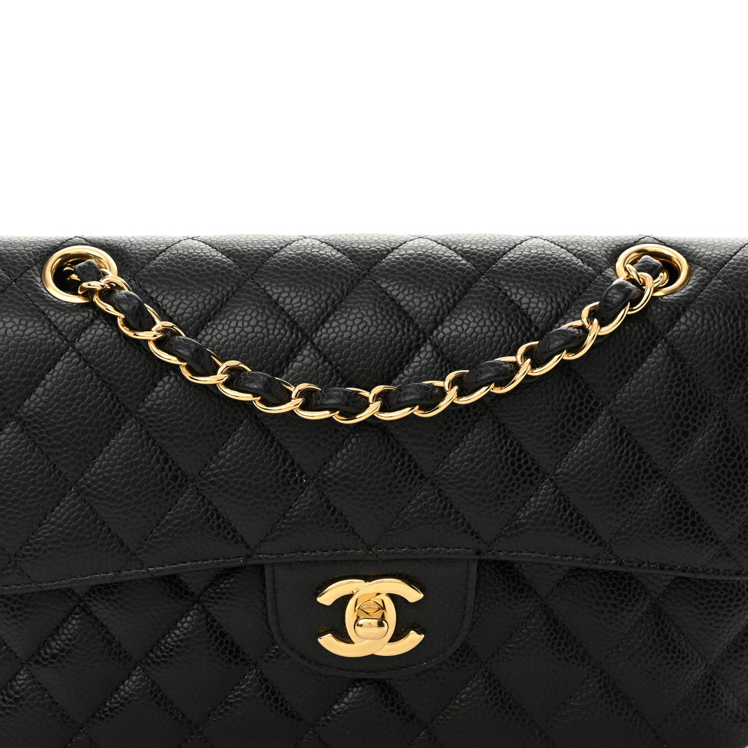 Chanel Caviar Quilted Small Double Flap Black 8 of 11