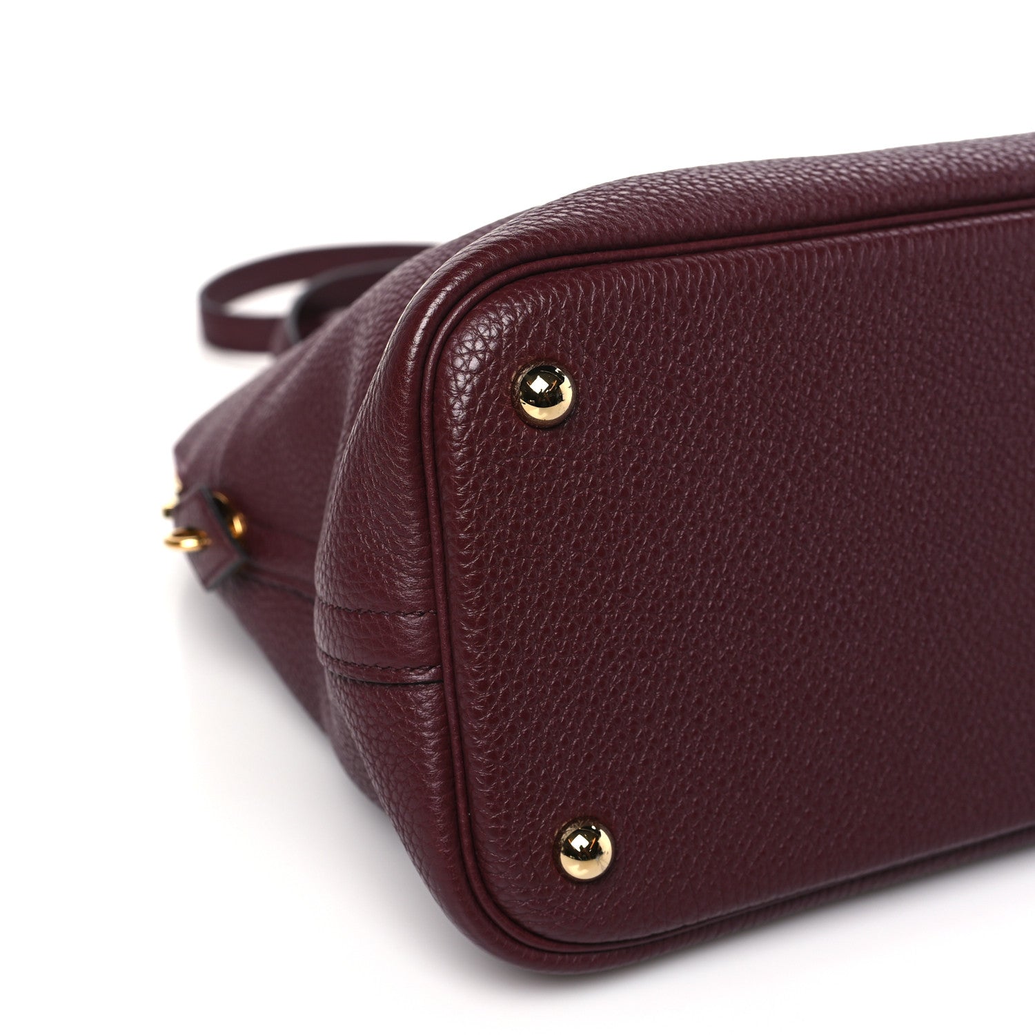 Hermes Taurillon Clemence Bolide 35 Bordeaux 8 of 9