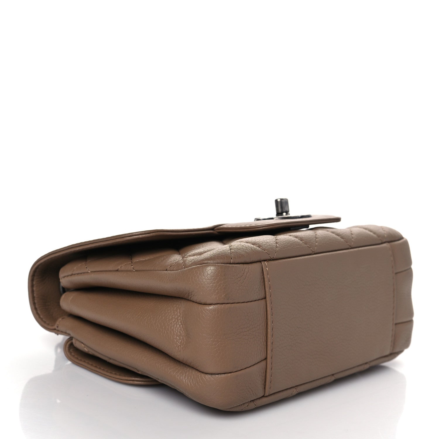 Chanel Caviar Quilted Mini All About Flap Bag Brown 4 of 9