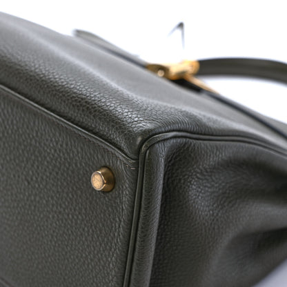 Hermes Togo Kelly Retourne 32 Vert Olive 10 of 10