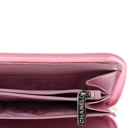 Chanel Calfskin Cambon Zip Around Organizer Wallet Pink 11 of 13