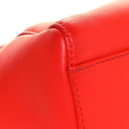 Fendi Nappa Mini Peekaboo Iconic Satchel Papavero 7 of 12