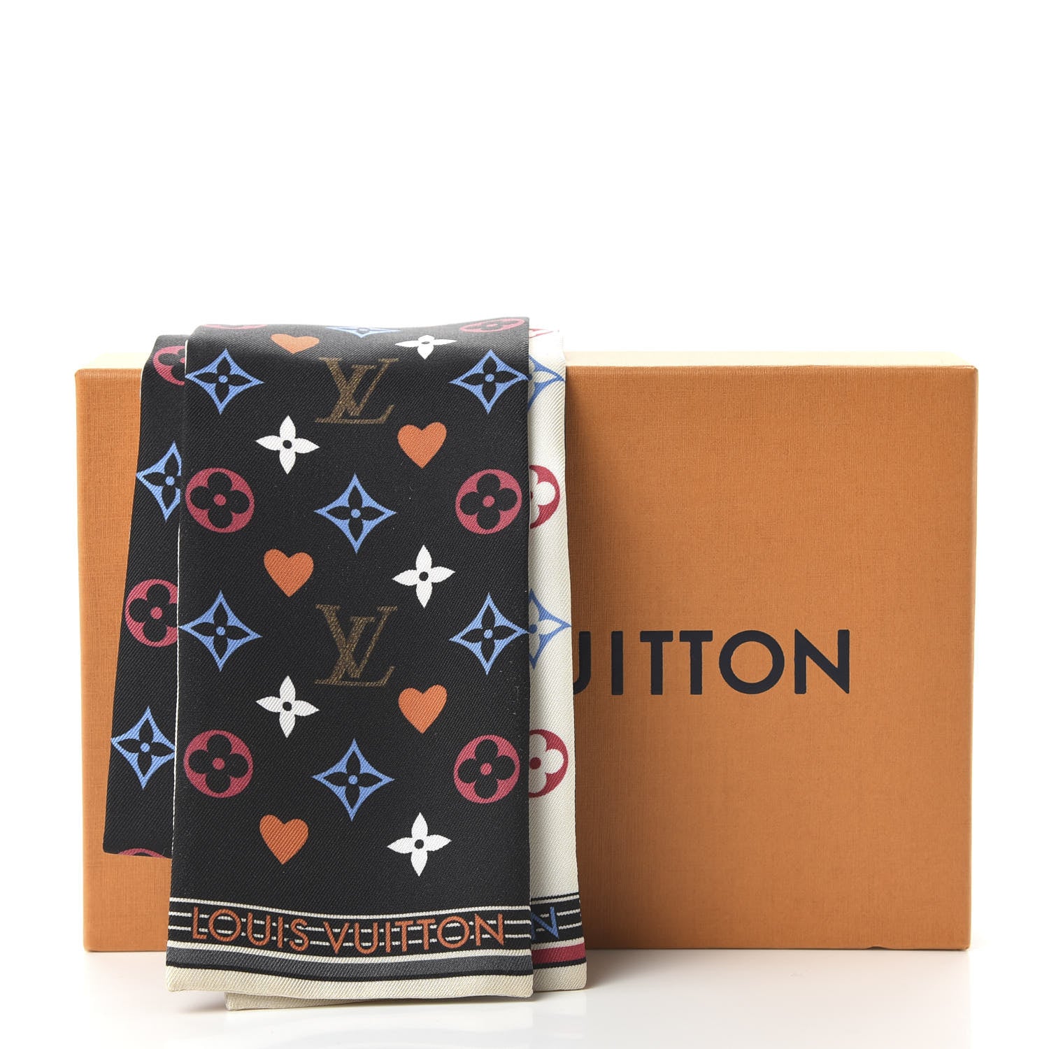 Louis Vuitton Silk Game On Bandeau Black White 5 of 5