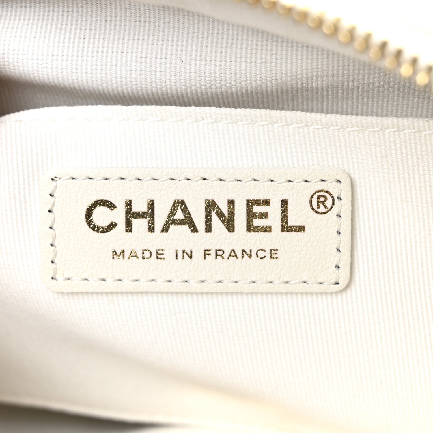 Chanel Calfskin Quilted Small Camera Case White 6 of 10