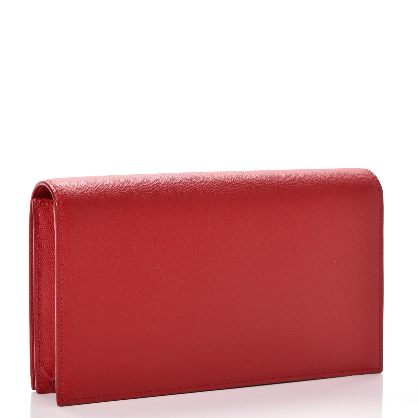 Grain De Poudre Classic Kate Monogram Clutch New Red