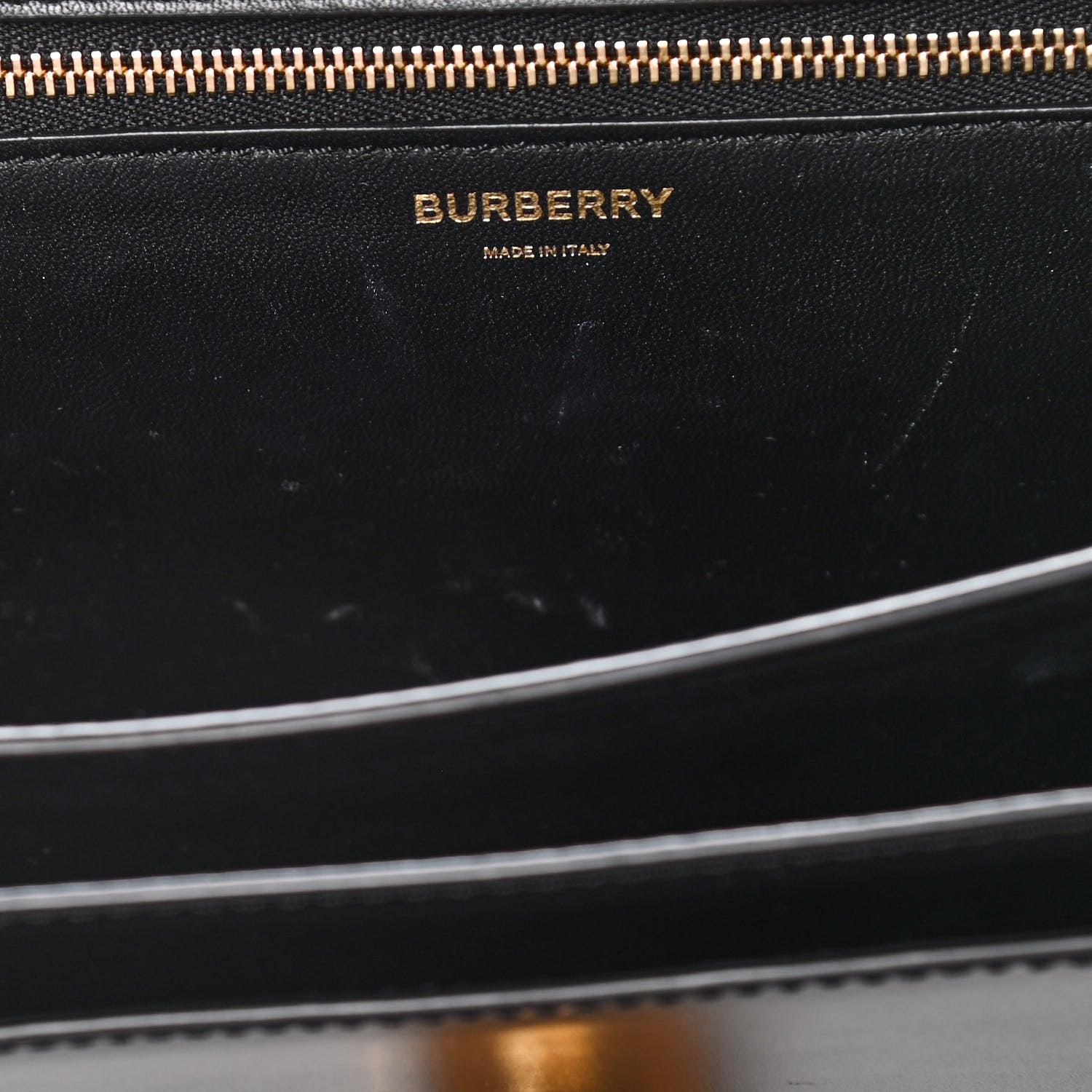 Burberry Calfskin Medium TB Bag Black 7 of 21