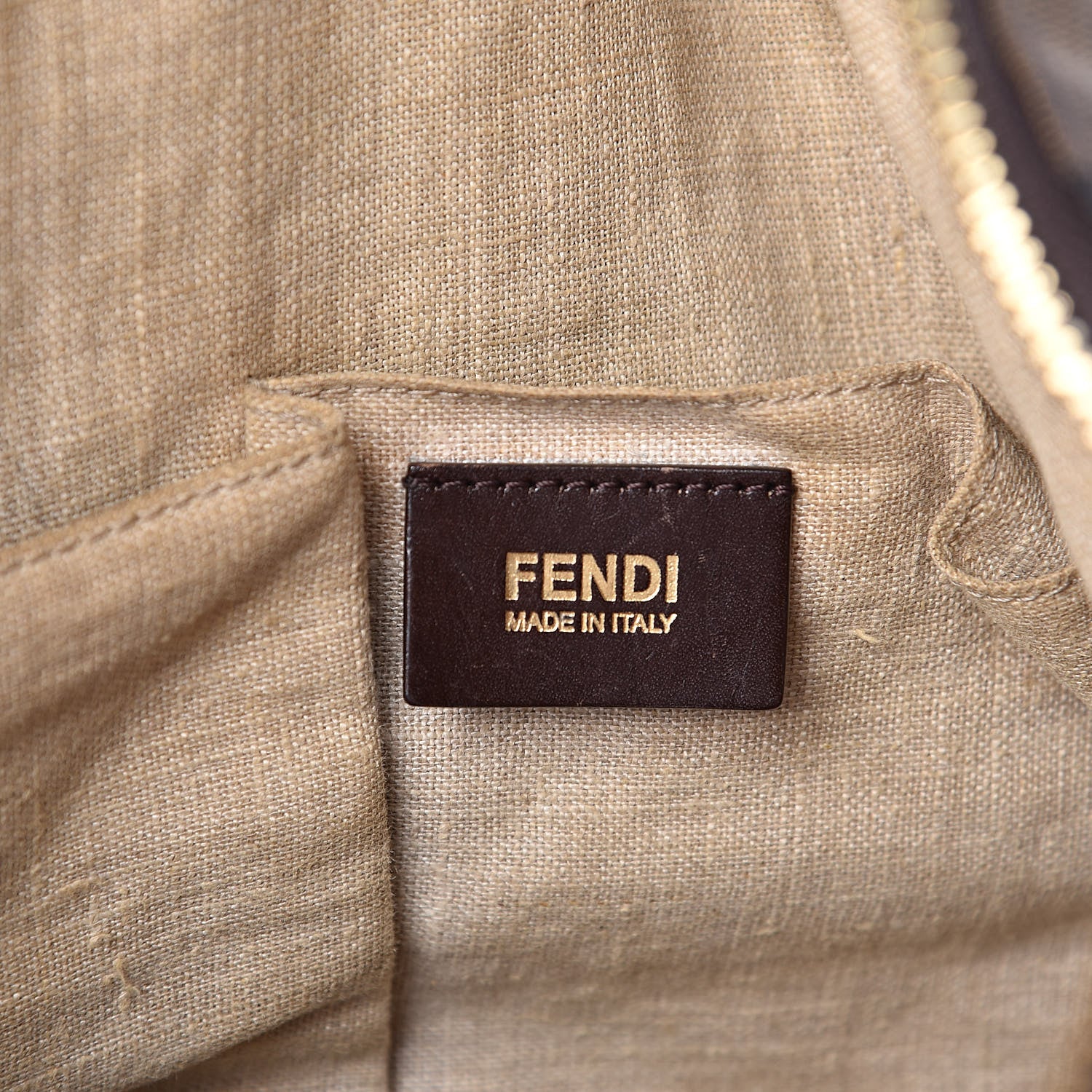 Fendi Pequin Cuoio Vegetale 2Bag Tobacco Cuoio Miele Vacchetta 6 of 17