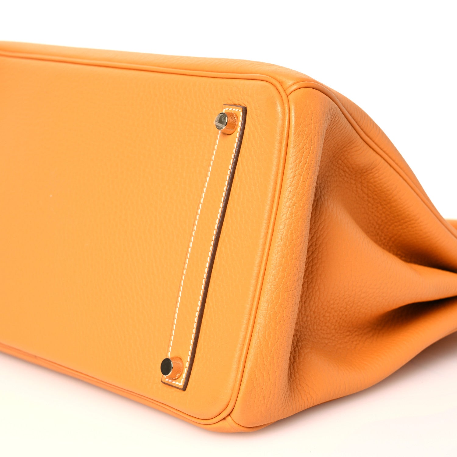 Hermes Taurillon Clemence Birkin 35 Moutarde 10 of 15