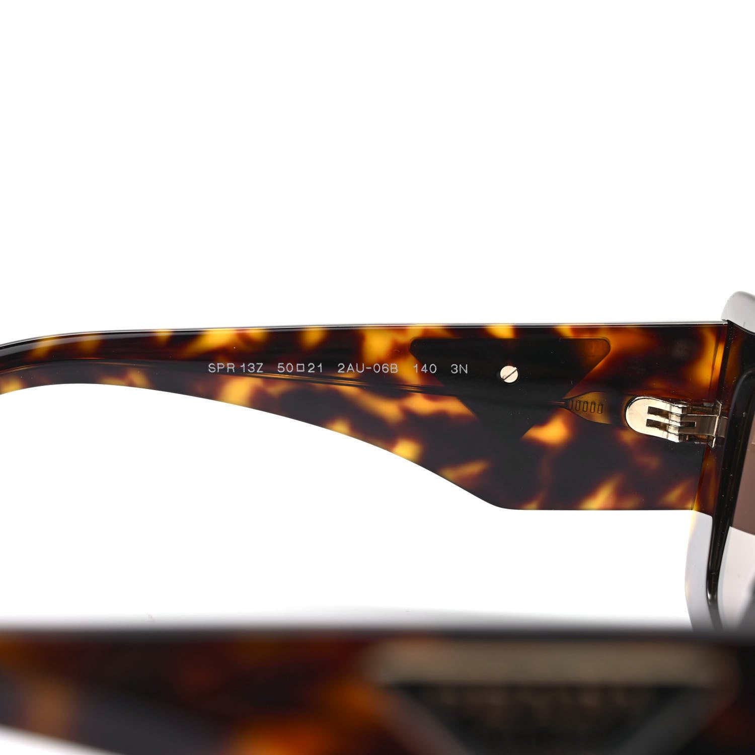 Prada Acetate Symbole Sunglasses SPR 13Z Tortoise 7 of 8