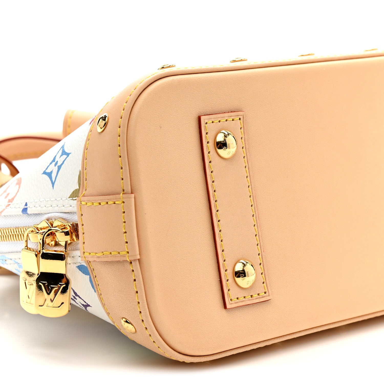 Louis Vuitton LV x TM Monogram Multicolor Alma BB White 9 of 10