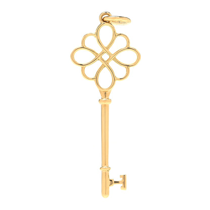 Tiffany 18K Yellow Gold Knot Key Pendant 1 of 3