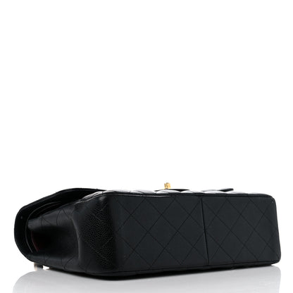 Chanel Caviar Quilted Jumbo Double Flap Black 4 of 13