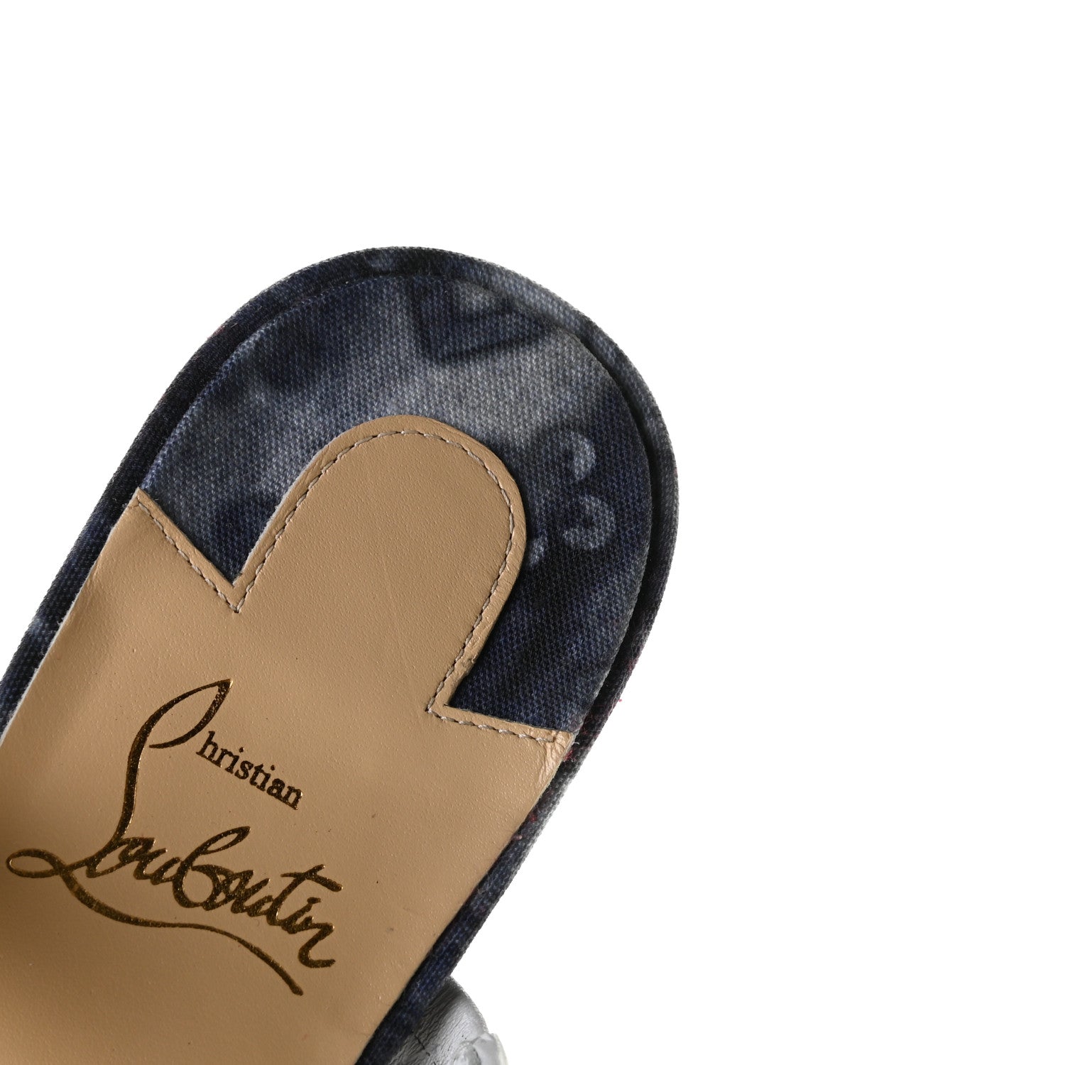 Christian Louboutin Jeans Punk Loubi Choc Lock Flats 37 Multicolor 10 of 11