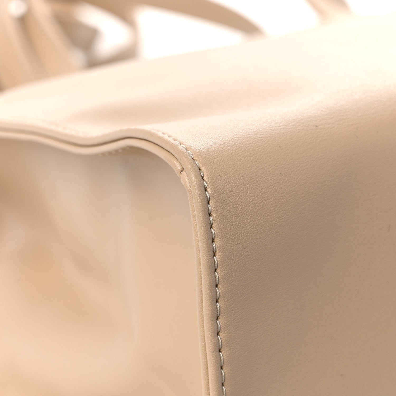 Telfar Vegan Leather Medium Shopping Bag Cream 8 of 14
