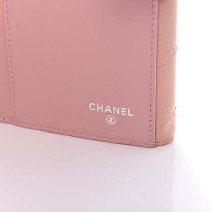 Chanel Patent Calfskin Quilted Flap Wallet Pink 8 of 12