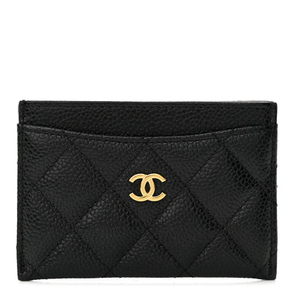 Chanel Caviar Quilted Card Holder Black 1 of 8
