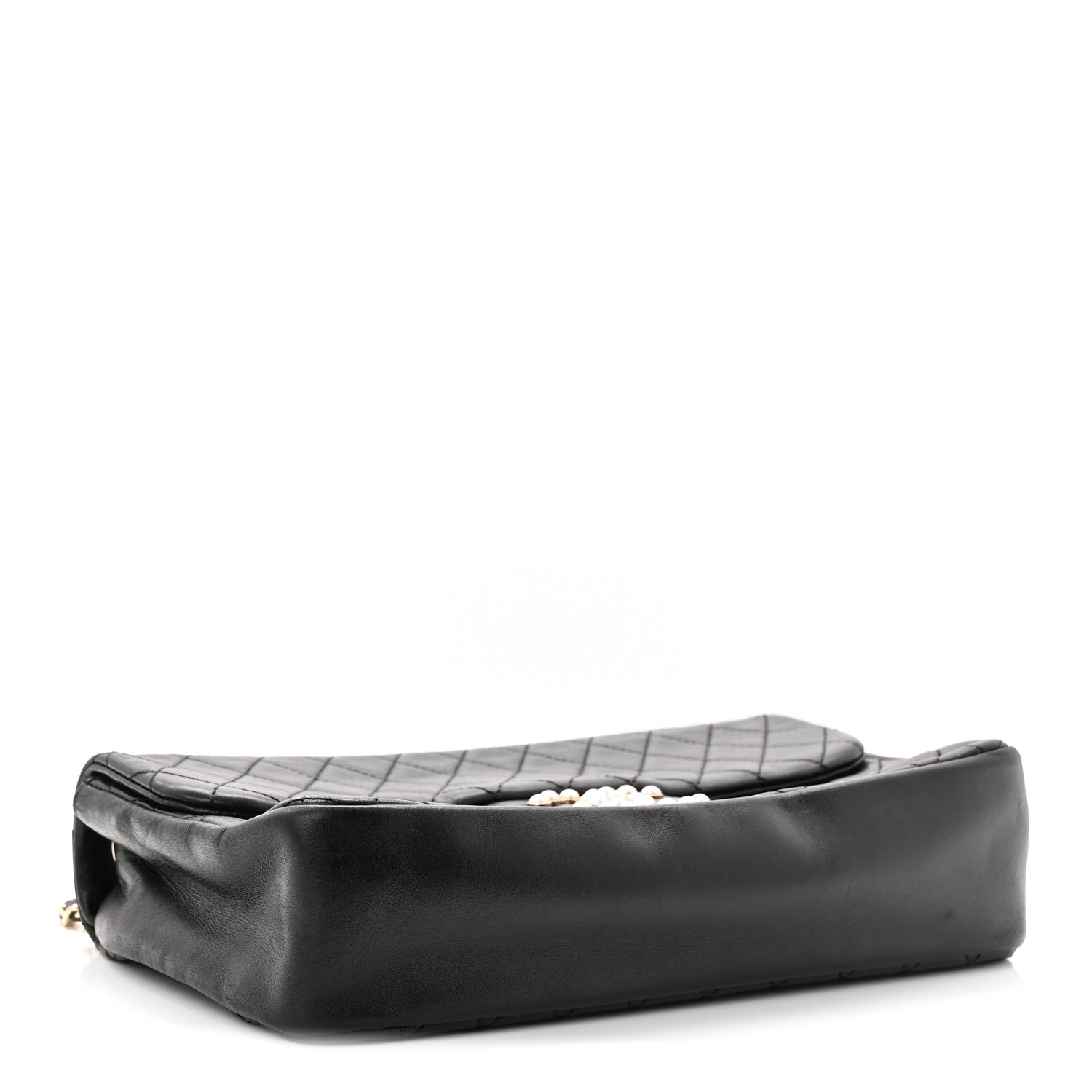 Chanel Lambskin Medium Westminster Pearl Flap Black 4 of 11