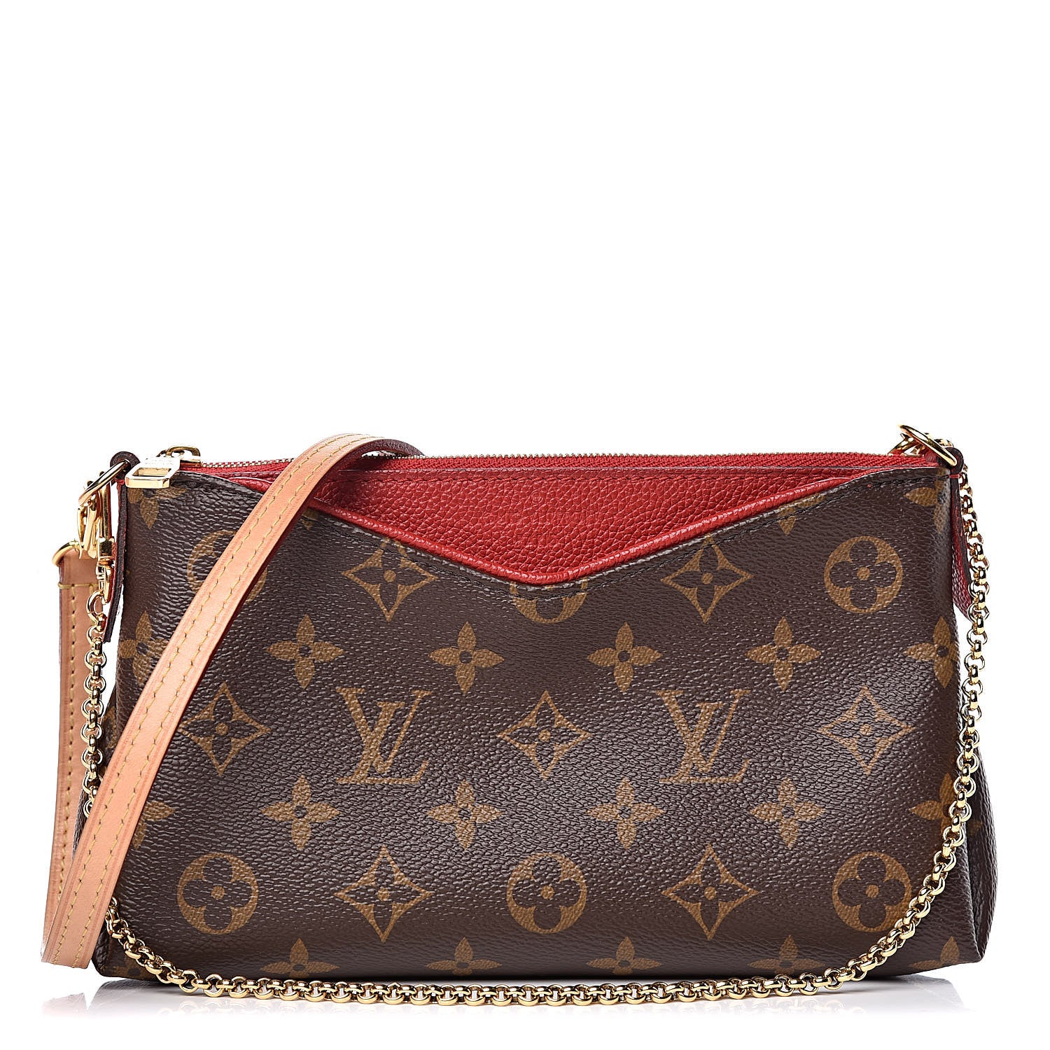 Louis Vuitton Monogram Pallas Clutch Cherry 1 of 10