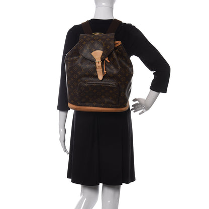 Louis Vuitton Monogram Montsouris GM Backpack 2 of 11