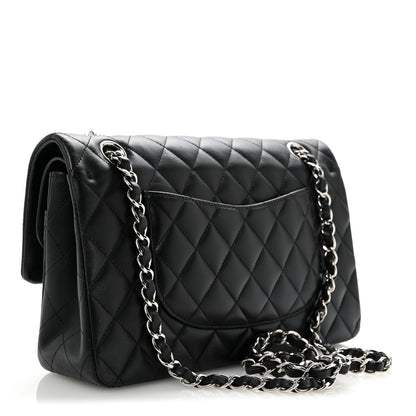 Chanel Lambskin Quilted Medium Double Flap Black 3 of 15