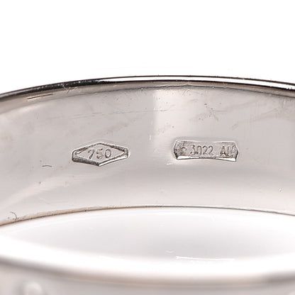 Gucci 18K White Gold 4mm Icon Thin Band Ring 51 5.75 5 of 6