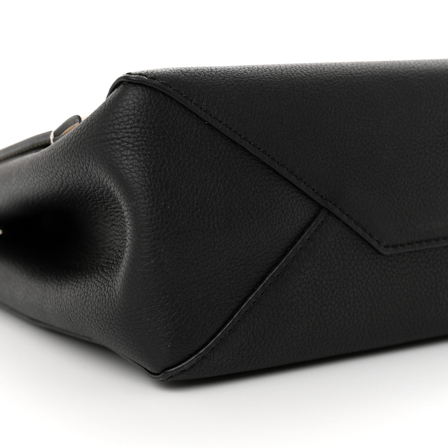 Calfskin Mechanical Flowers Lockme II Black White
