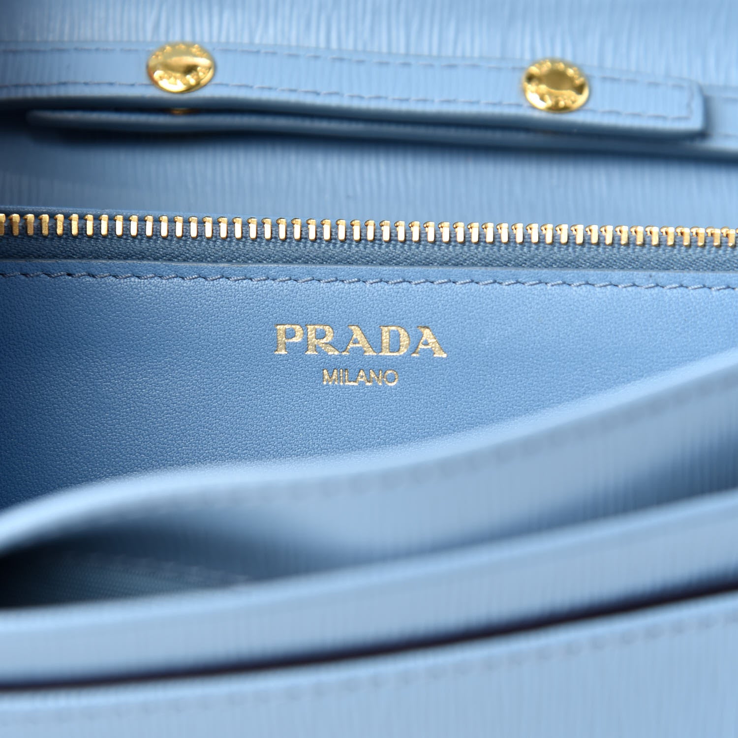 Prada Vitello Move Chain Wallet Astrale 8 of 8