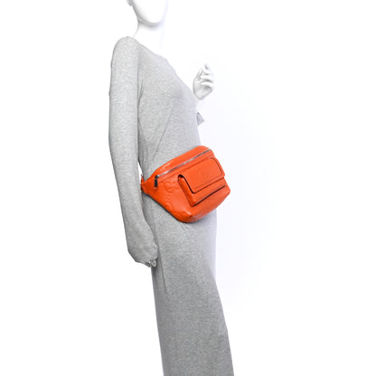 Gucci Piuma Calfskin Jumbo GG Embossed Pocket Belt Bag Good Orange 2 of 10