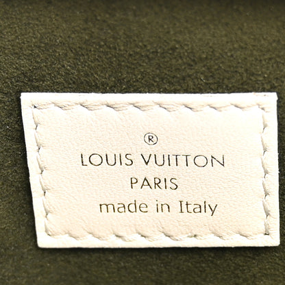 Louis Vuitton Lambskin Embossed Monogram Coussin PM Beige Cream 7 of 10