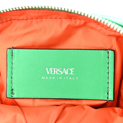 Versace Nylon Palazzo Medusa Crossbody Bag Green 6 of 10