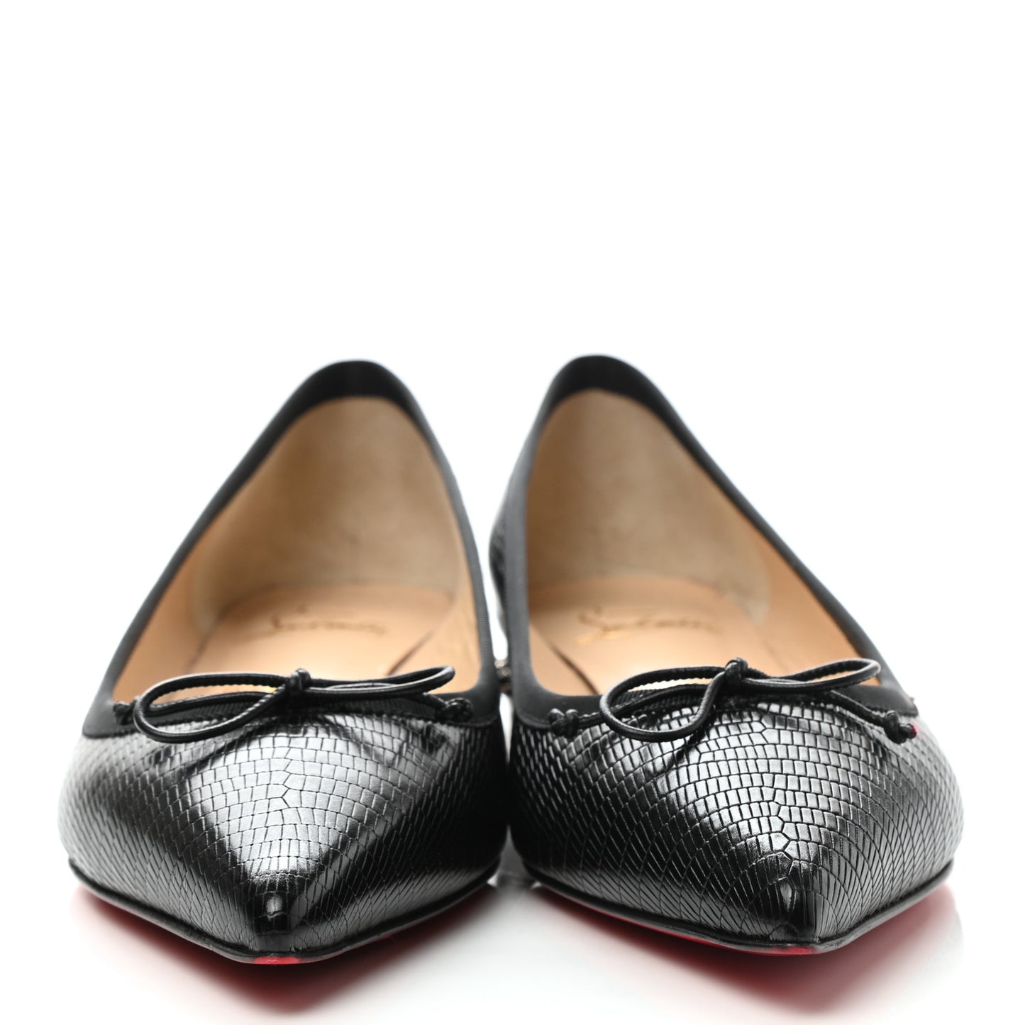 Nappa Spiked Hall Flats 37 Black