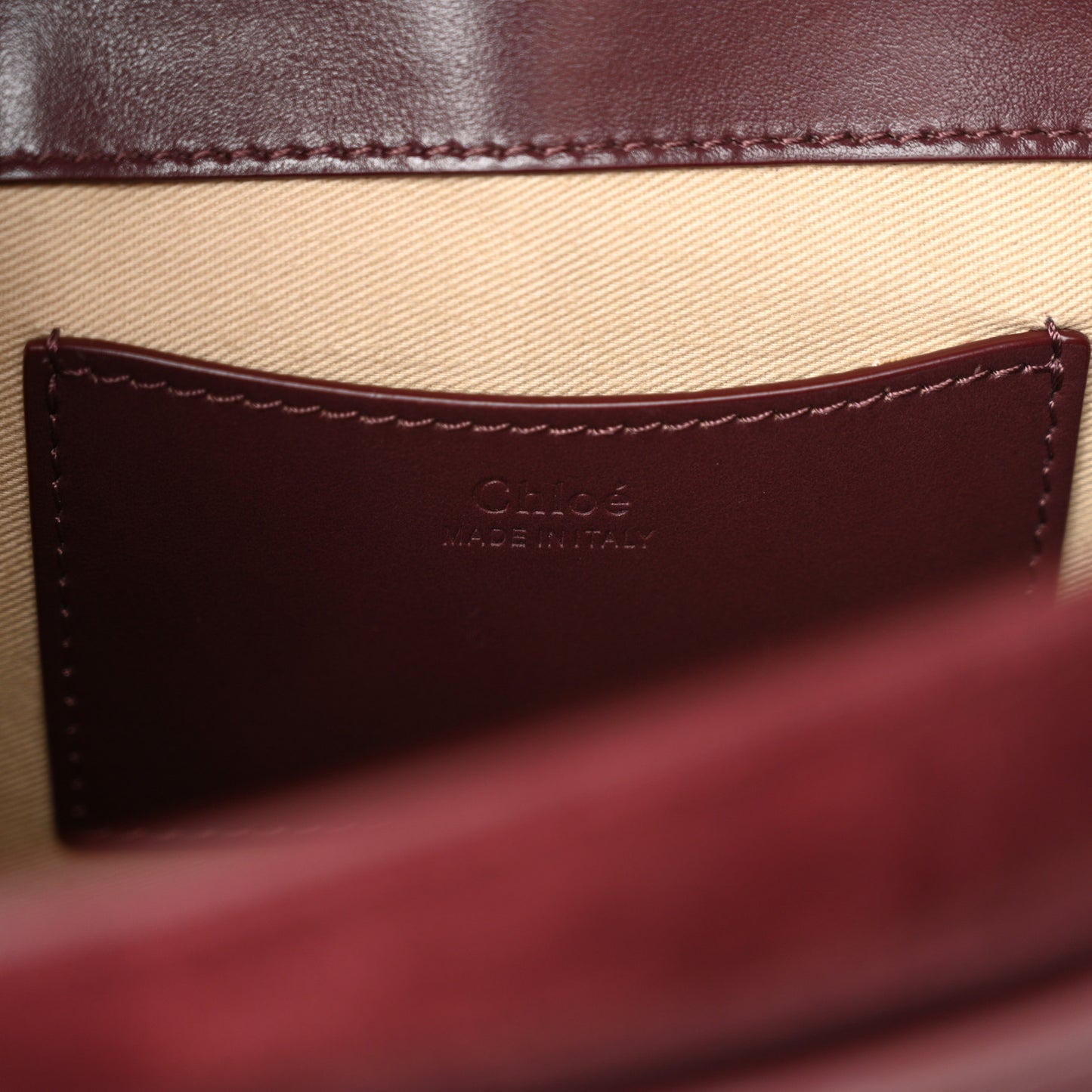 Calfskin Small Tess Bag Burnt Brown Burnt Brown