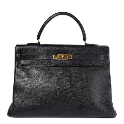 Hermes Ardennes Kelly Retourne 35 Black 1 of 36