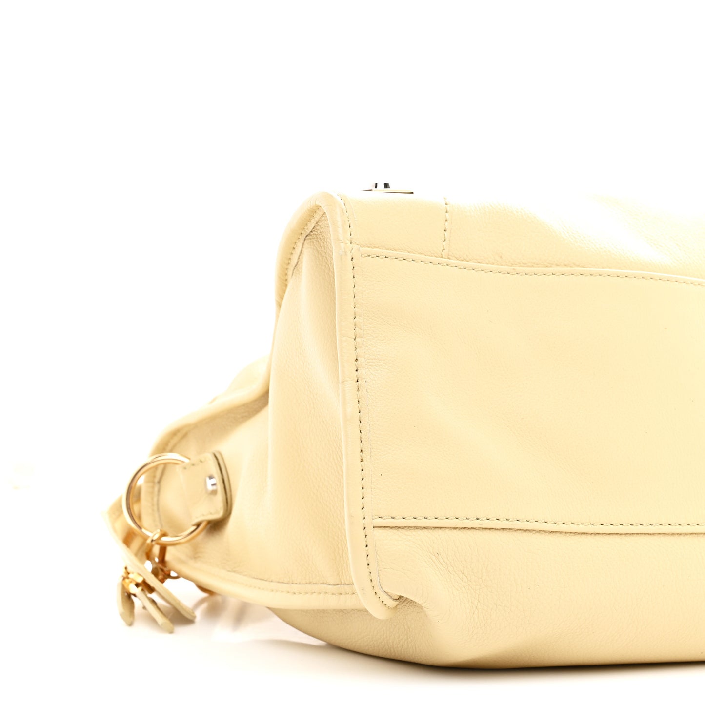 Veau Amp Plate Gold Hardware City Beige Argile