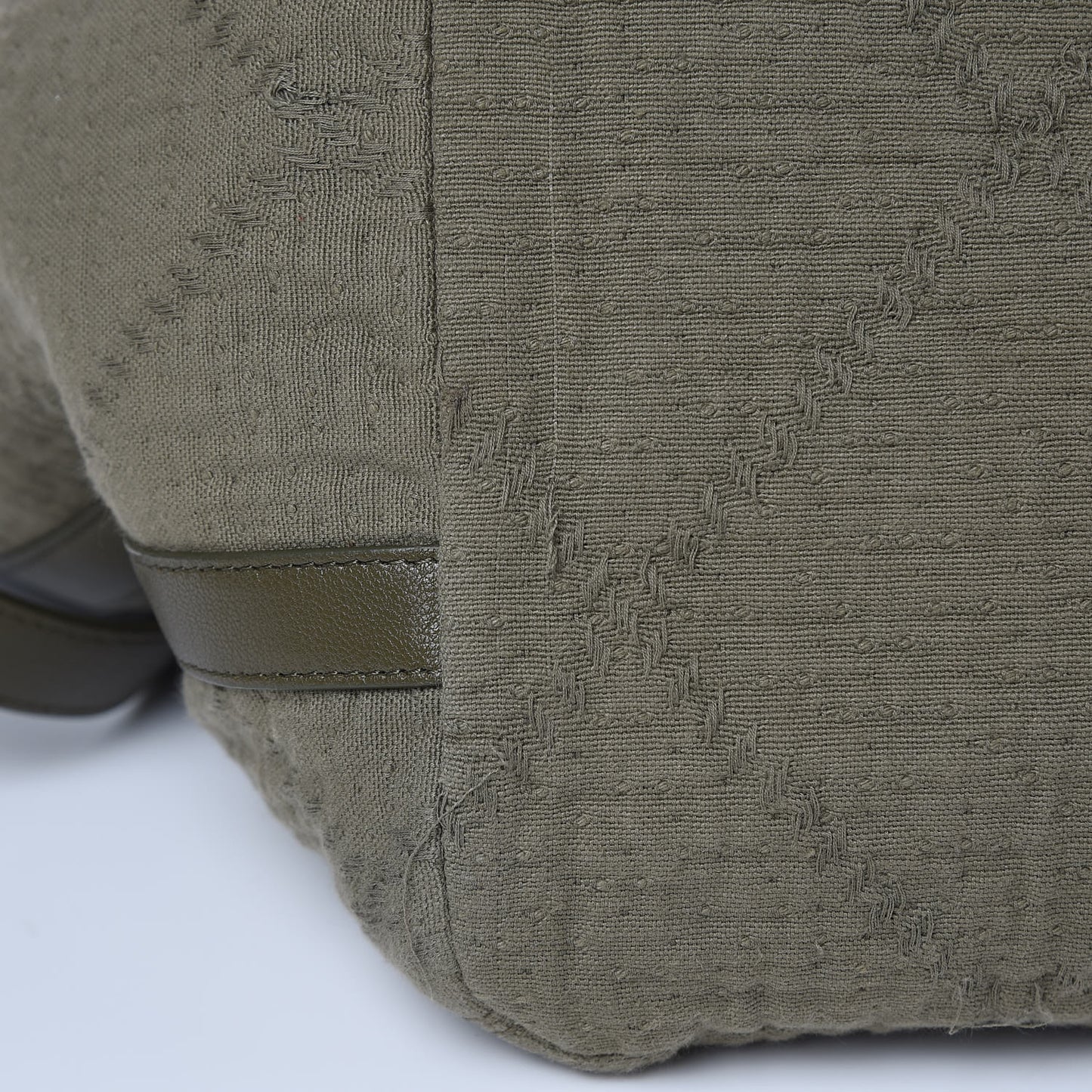 Canvas Small Double Face Shopping Tote Green