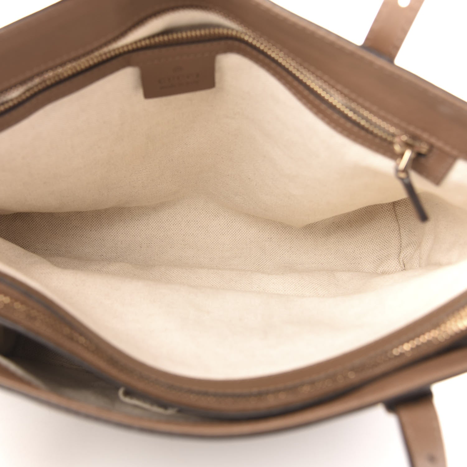 Gucci GG Supreme Monogram Margaux Calfskin Small Nice Tote Beige Ebony Acero 6 of 12